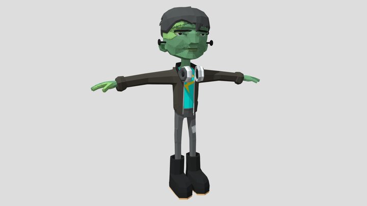 Frank T-Pose - Frankensitter 3D Model