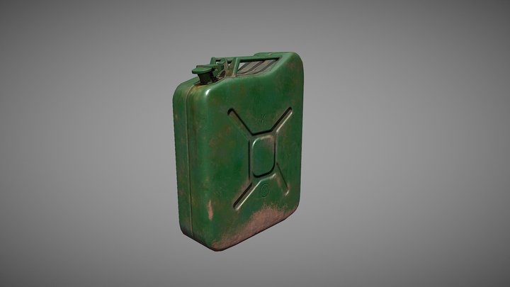 Gasoline Jerry Can 3D Model