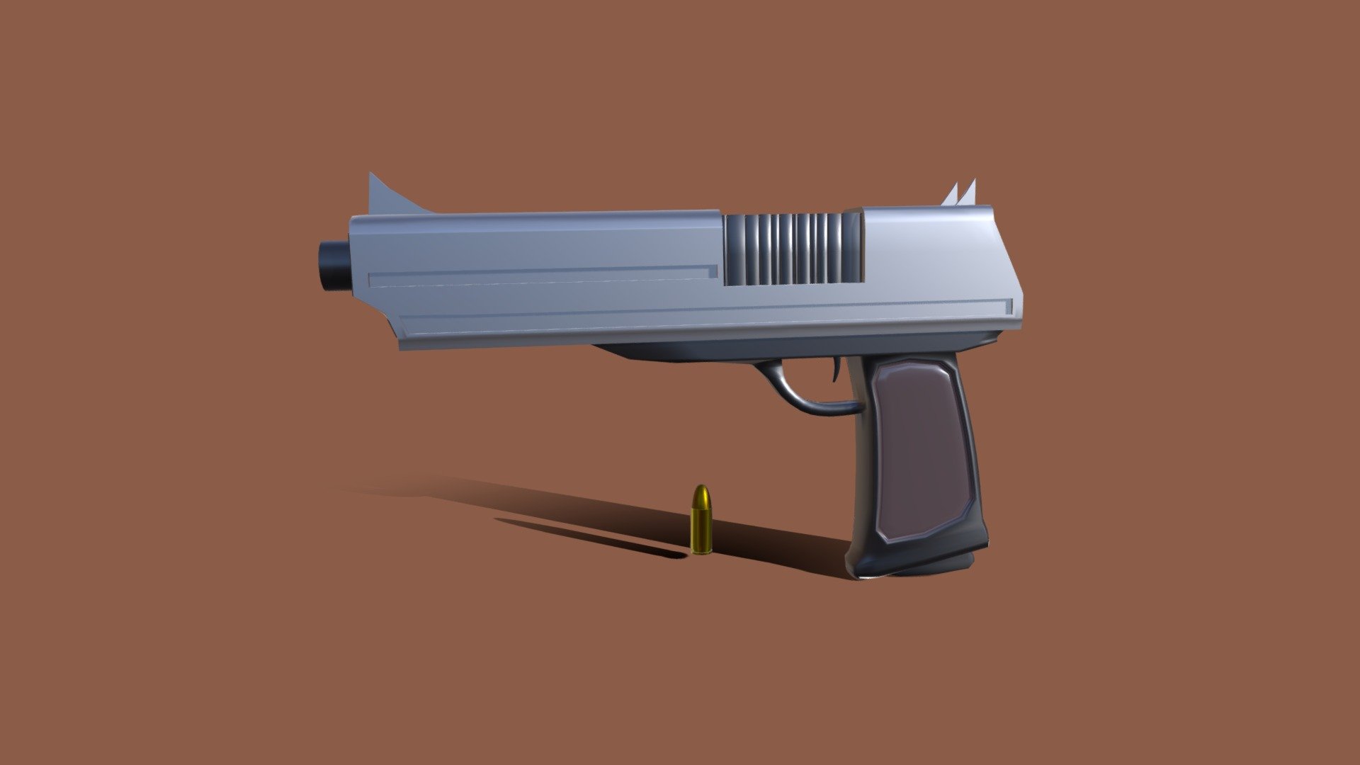 Gun with a bullet