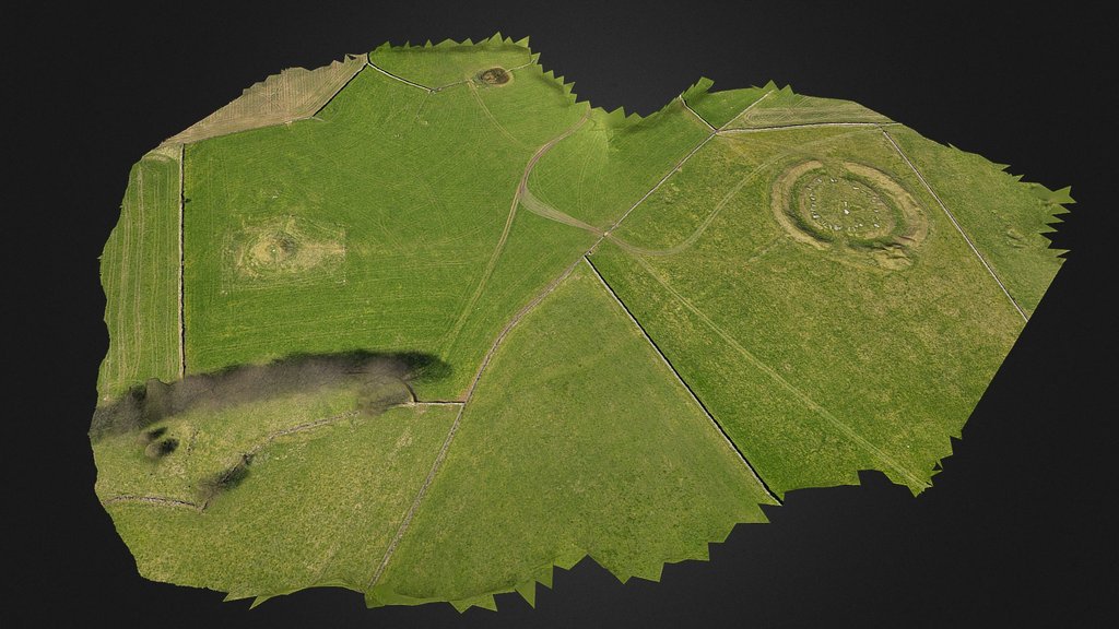Arbor Low and Gibb Hill Map Peak District
