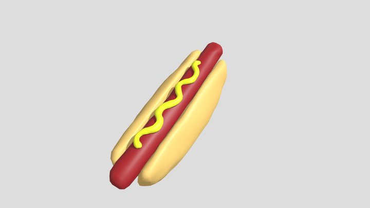 hot dog 3D Model