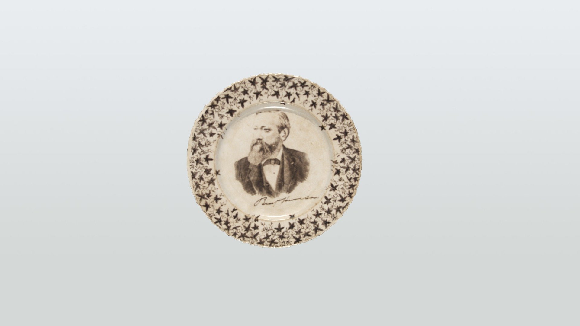 Benjamin Harrison Campaign Plate - Preview