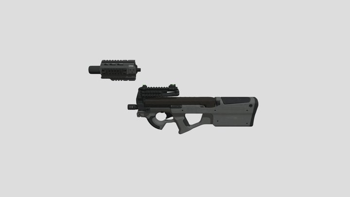 FN P90 – Modelo 3D gratuito STL