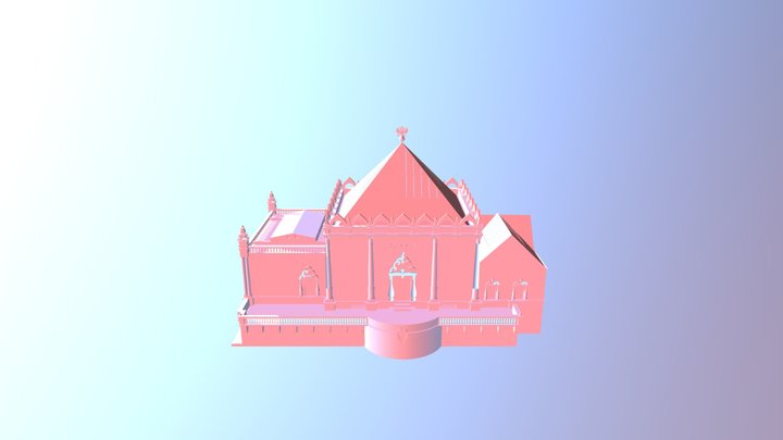 Pavilion Alone 3D Model