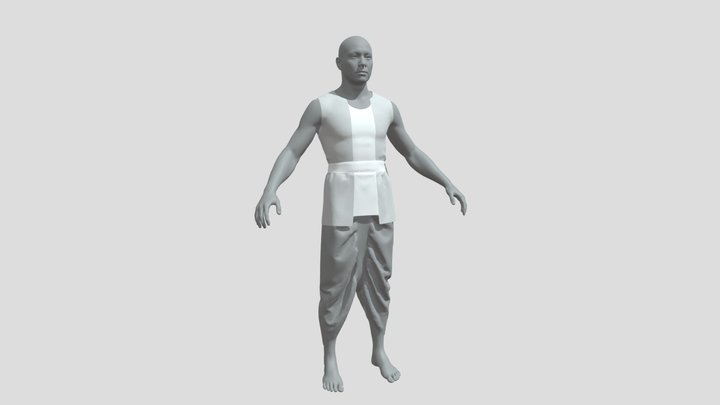 Sailor Cloth02 3D Model