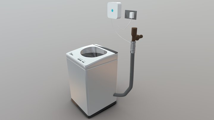 Washingmachine Ozone Air In 3D Model