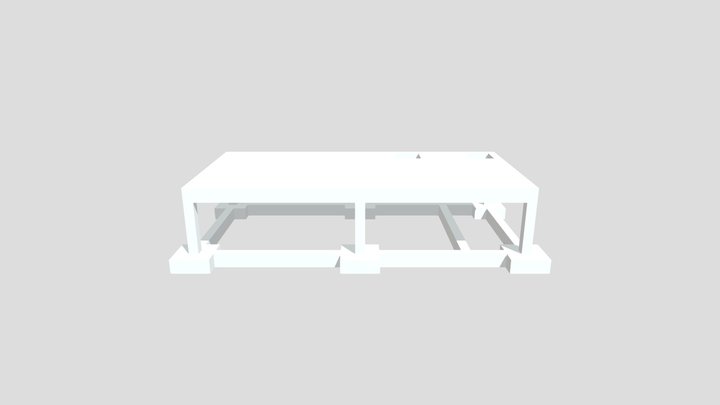 Bacia De Detenção 3D Model