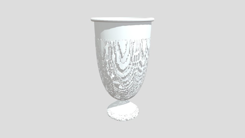 Taça Ornamental Detalhada - Estilo Clássico
