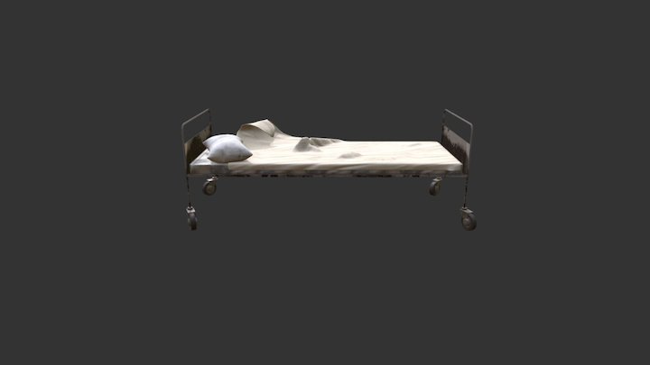 Hospital bed 3D Model