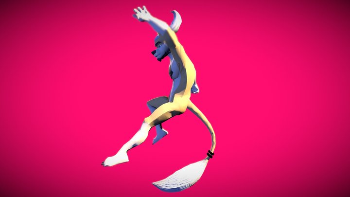 Falling Zack 3D Model
