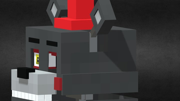 Minecraft_lefty_blender_rig (2) 3D Model