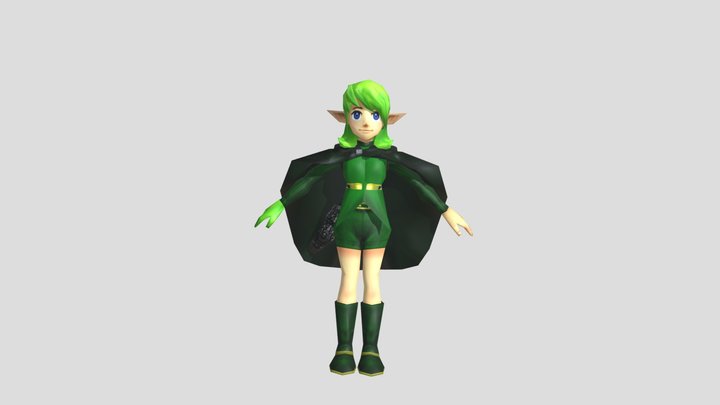object_Adult_Saria_Final 3D Model