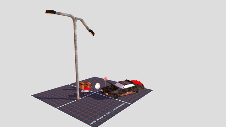 DAE 5 Finished props - RustBorn 3D Model