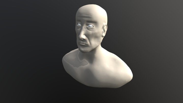 old man sculpt 3D Model