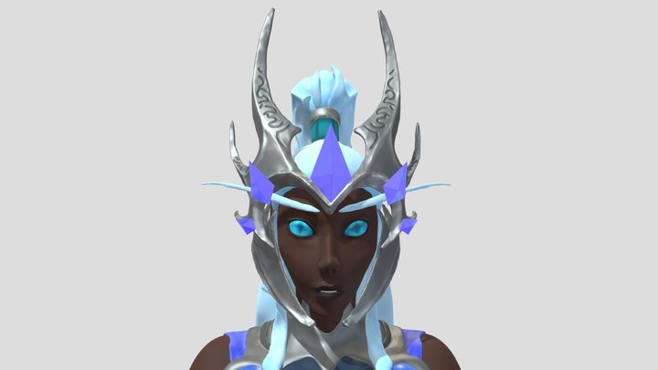 Sindragosa sculpt (World of Warcraft) 3D Model