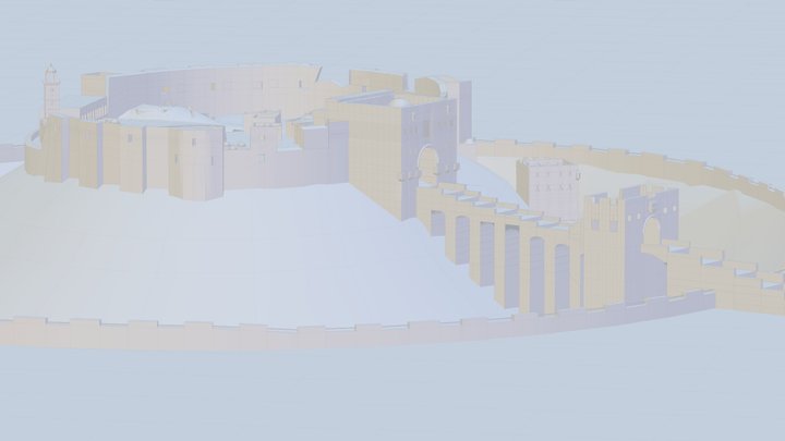 Aleppo Castle 3D Model