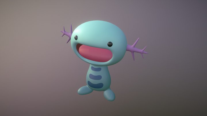 Wooper 3D Model