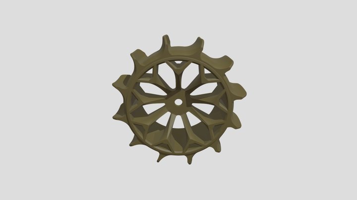 1sur8 Rc Sand Wheel 3d printable 3D Model