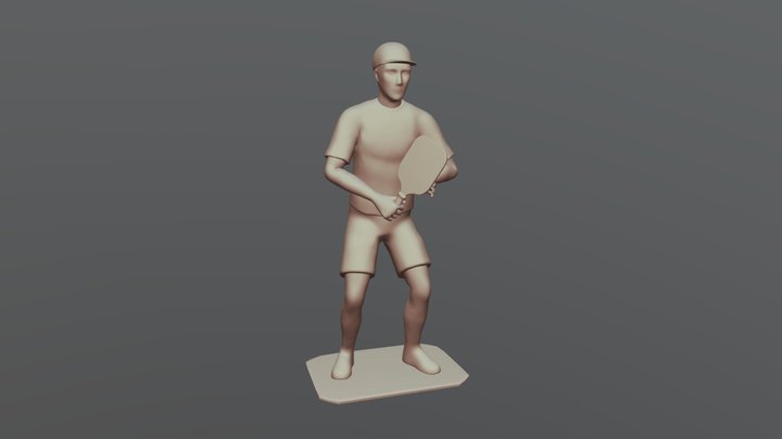 picklePlayer003 3D Model