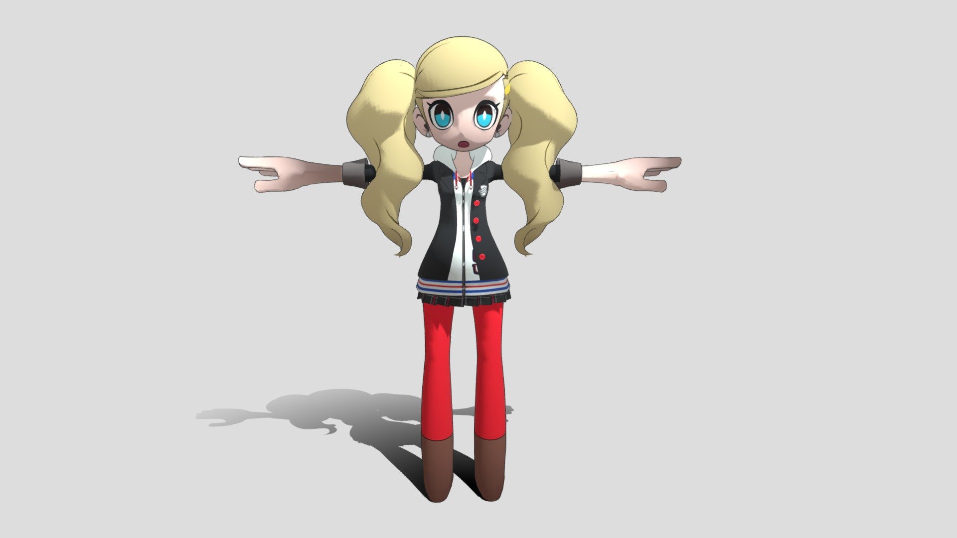 Ann Takamaki (persona 5 Tactica) - Download Free 3D model by 雨宮レン ...