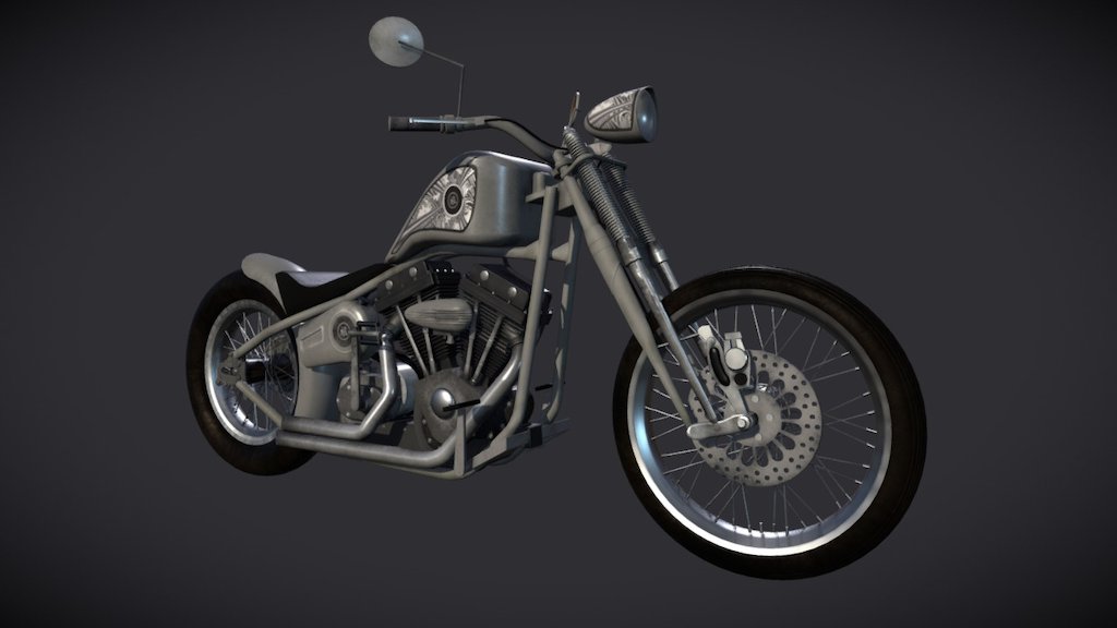 Old restored Harley