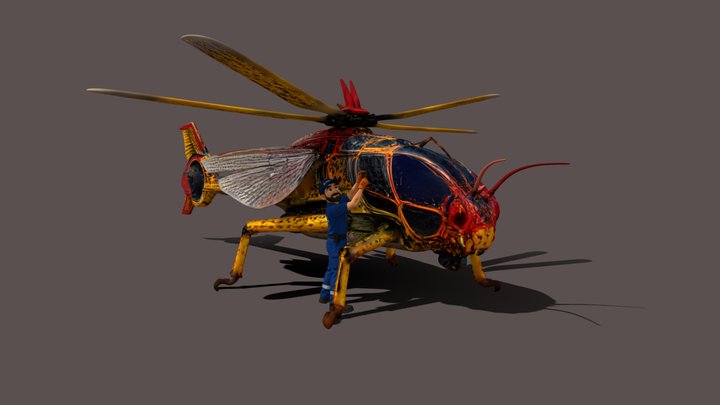 Remy Wotking X4- Airbus Helicopters – Free 3D Model STL