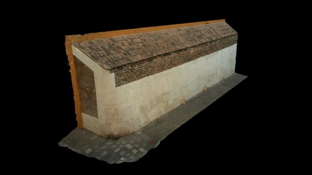 Fragmento de muralla en Écija, Sevilla. 3D Model