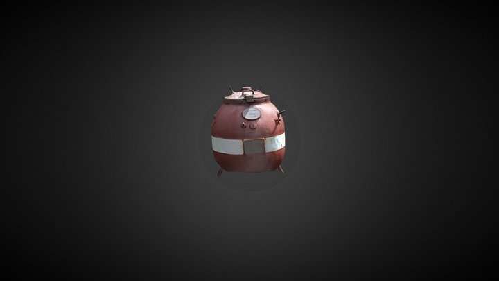 Ww2 mine 3D Model