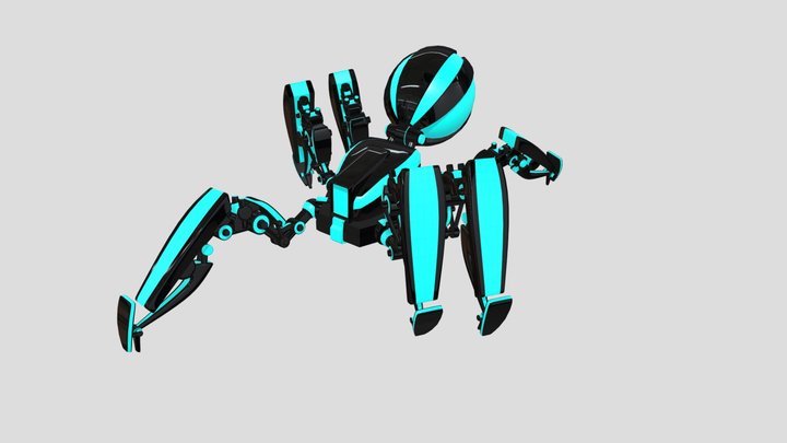 Spiderrobot 3D Model