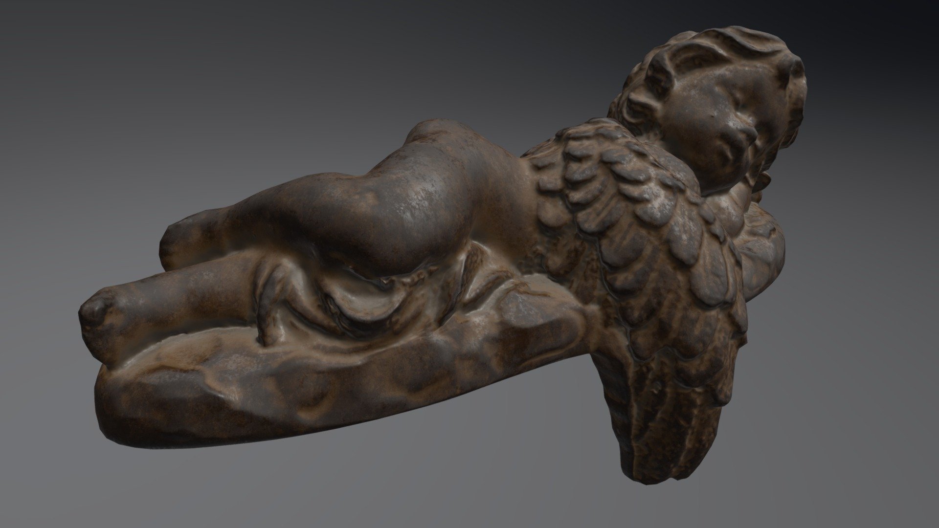 Sleeping angel - Buy Royalty Free 3D model by 0legator [6f18ec5 ...