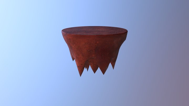 Rock platform 3D Model