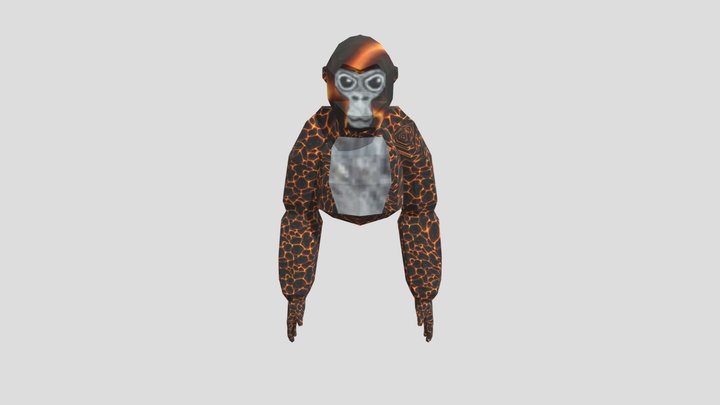 Monkey Gorrilla Tag 3D Model 3D Model