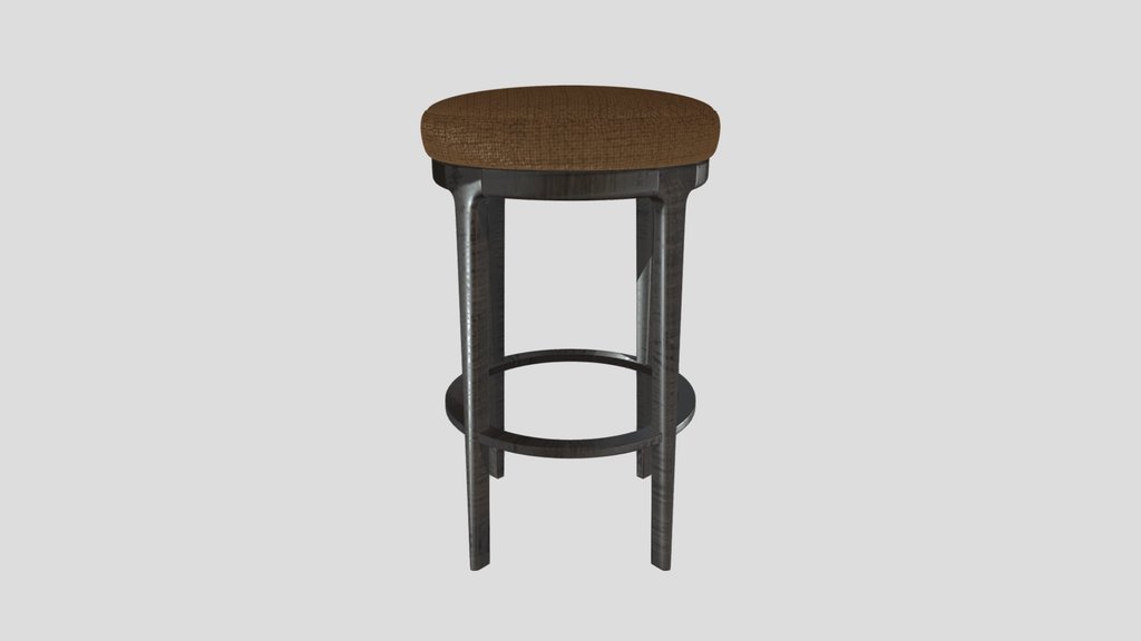 Ligne Swivel Fabric Bar Stool