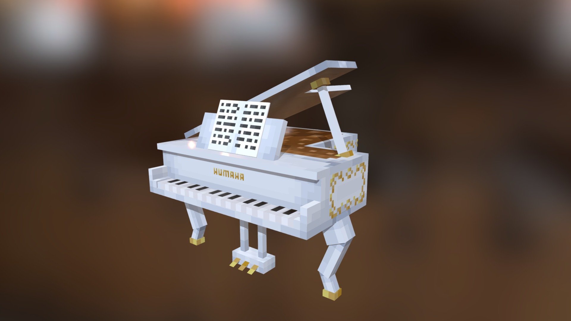 Grand piano2 - 3D model by an9el [6f1abbd] - Sketchfab