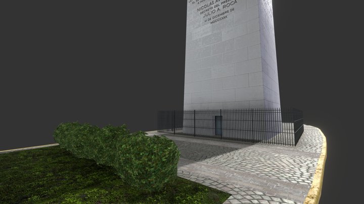 Obelisco de Buenos Aires 3D Model