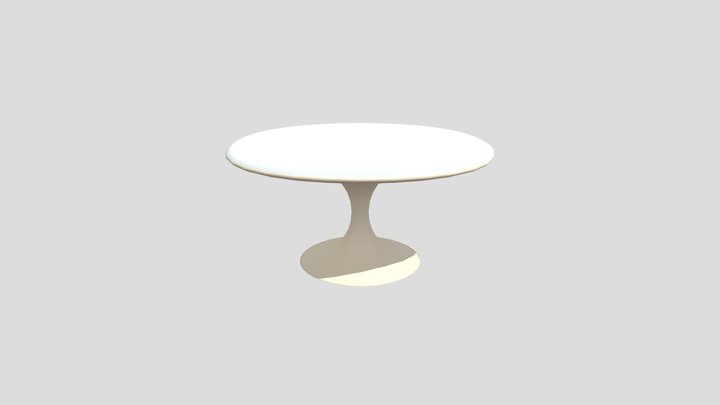 Round Table 3D Model