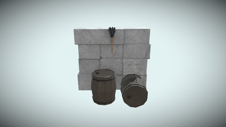 Props medieval 3D Model