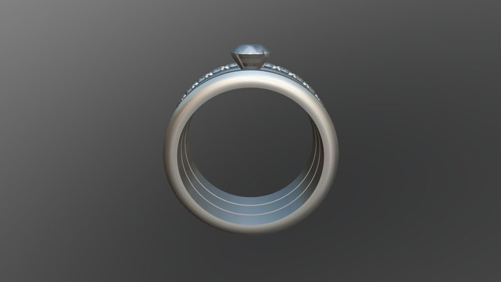 Triple Anillo Dorsch 3D Model