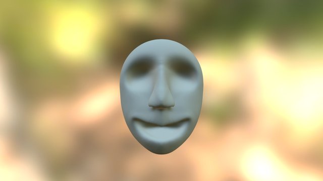Face Of The Man 3D Model