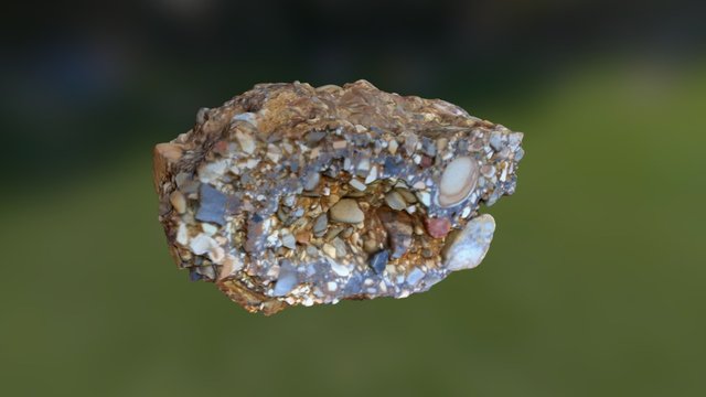Conglomerate (Hand Sample) – Free 3D Model STL