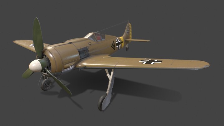 Focke-Wulf Fw 190 3D Model