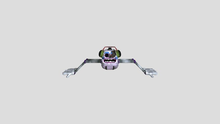 Ruin dj music man (HW2) 3D Model