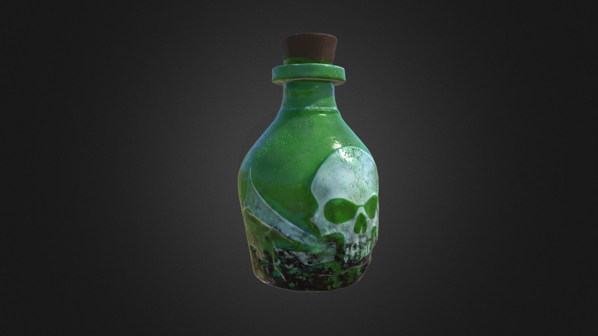 pirate rum bottle - Download Free 3D model by vicente betoret ferrero ...