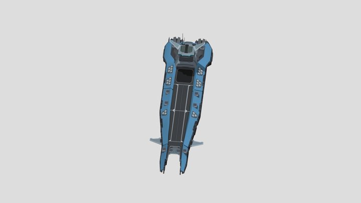Chicken Gun Old Space2 Ship – Modello 3D gratuito STL