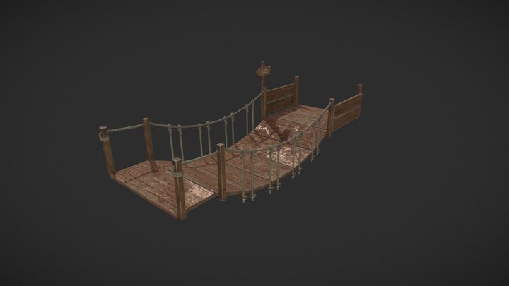 Wooden Bridge LP 3D Model