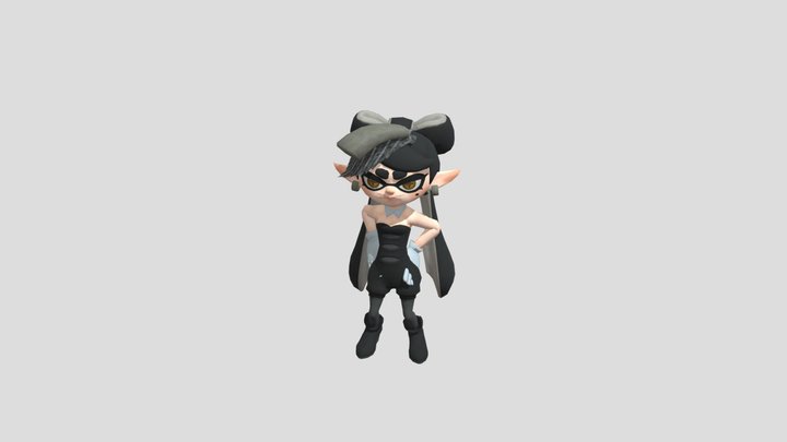 Wii U - Splatoon - Callie Macarena Dance 3D Model