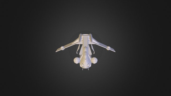 Star Wars Republic Gunship 3D Model