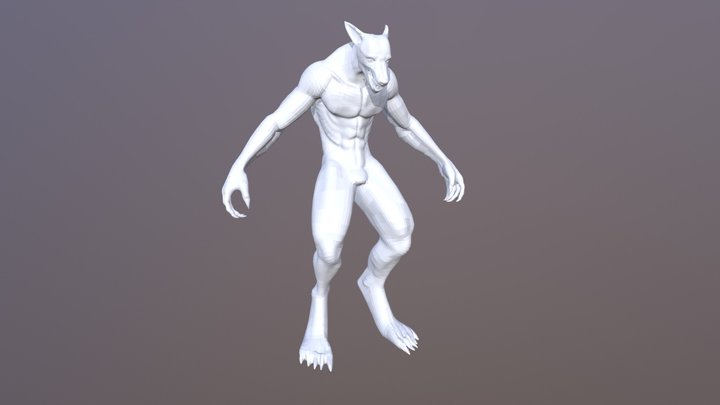 Wolfman 3D Model