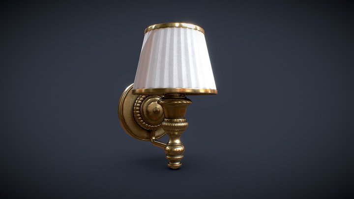 Lamp_Wall_Victorian 3D Model