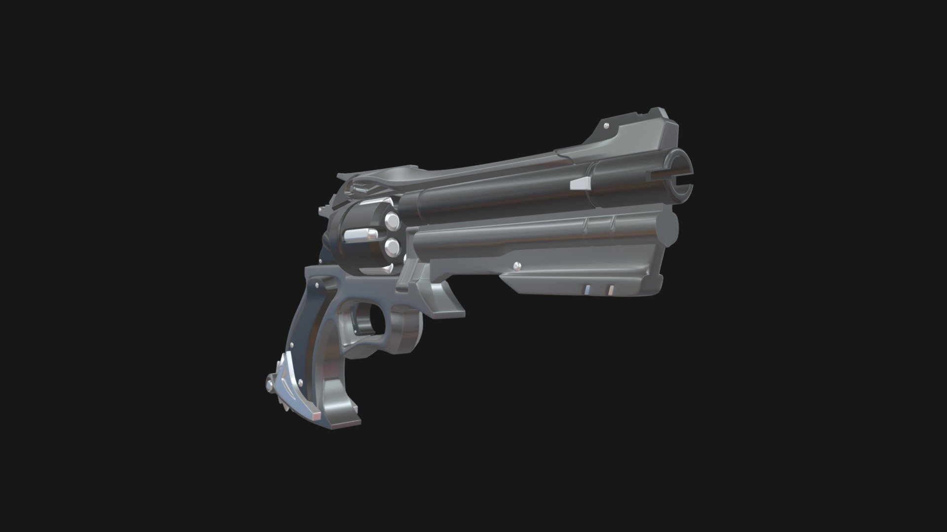 Revolver - Download Free 3D model by iwannachillll [6f215a3] - Sketchfab